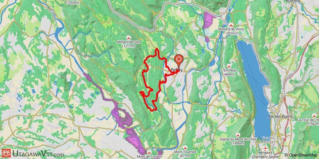 Espace VTT-FFC Ain-Forestière - Parcours rouge N° 6 : Les enfants du Marais