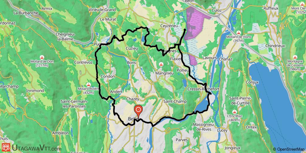 Espace VTT-FFC Ain-Forestière - Parcours noir N° 8 : Marais d'Aignoz