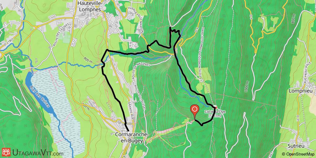 Espace VTT-FFC Ain-Forestière - Parcours noir N° 4 : Mazieres