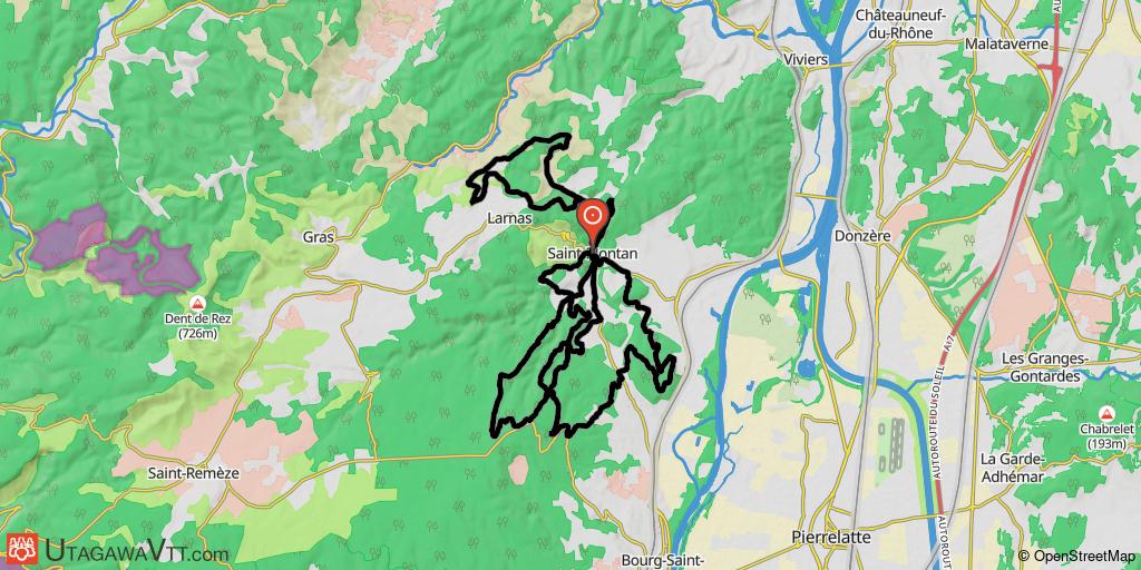 Trois boucles autour de Saint-Montan