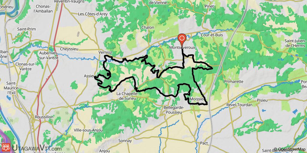 Montseveroux - Sanglier 2024 - 49 km