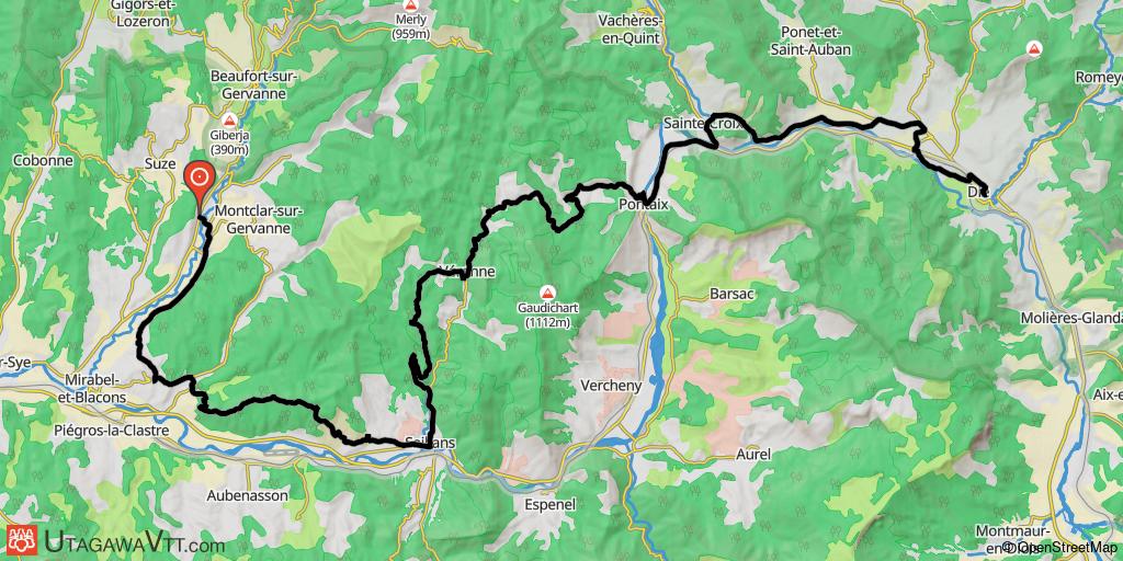 Traversée des Préalpes françaises - Etape 2/5 : Le Dérot Moulinage - Die