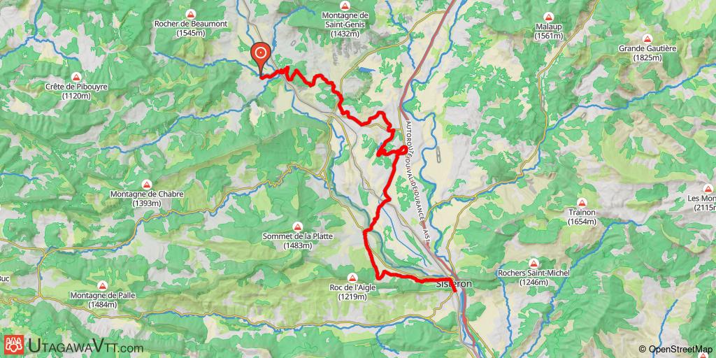Traversée des Préalpes françaises - Etape 7/7 : Notre-Dame Lagrand - Sisteron