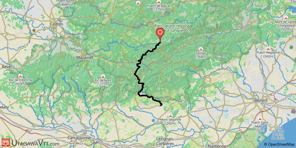 Tour de l'Hérault (GT34) - Partie Ouest - Etape 3/6 : Le Moulinet - Azillanet