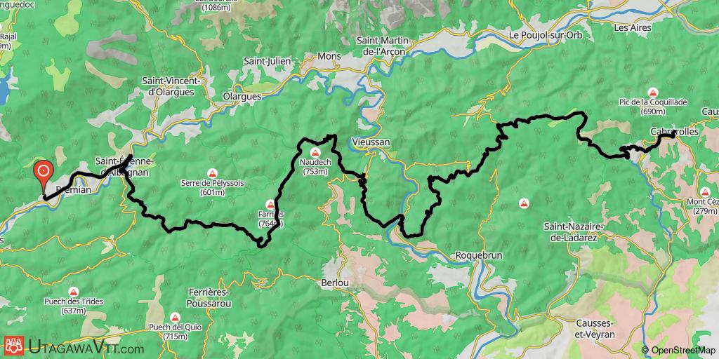 Tour de l'Hérault (GT34) - Partie Ouest - Etape 5/6 : Ardouane - Cabrairolles