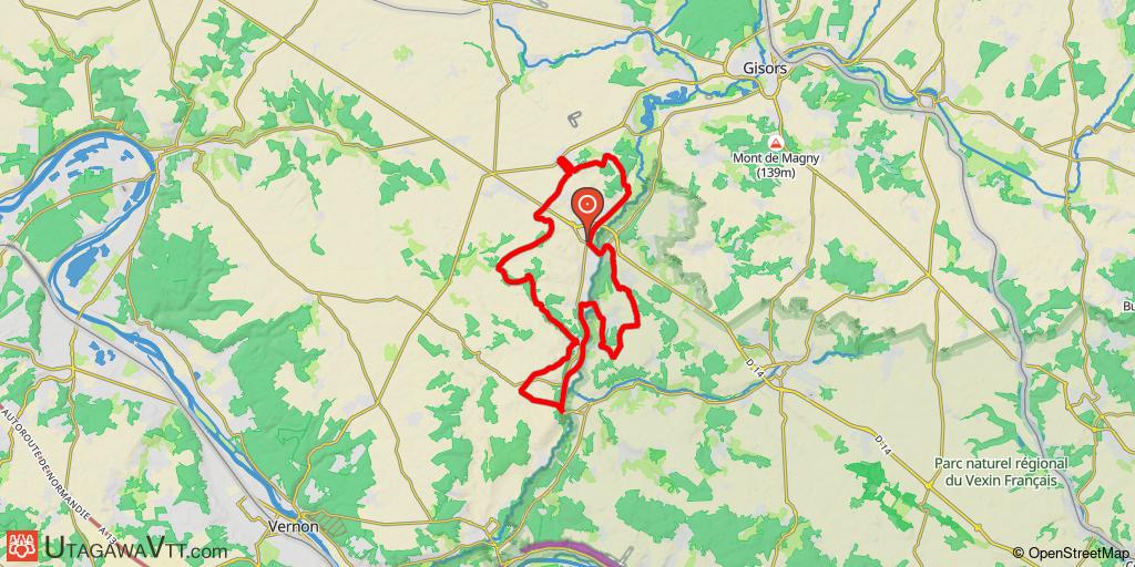 Tour en Vexin normand au départ de Saint-Clair-sur-Epte