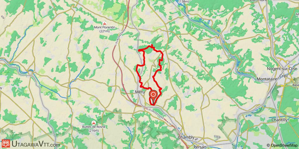 Tour vers le pays de Thelle au départ de Esches