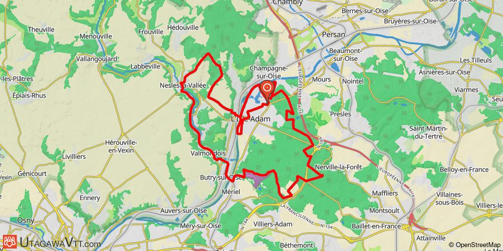 Vallée du Sausseron et forêt de l'Isle-Adam