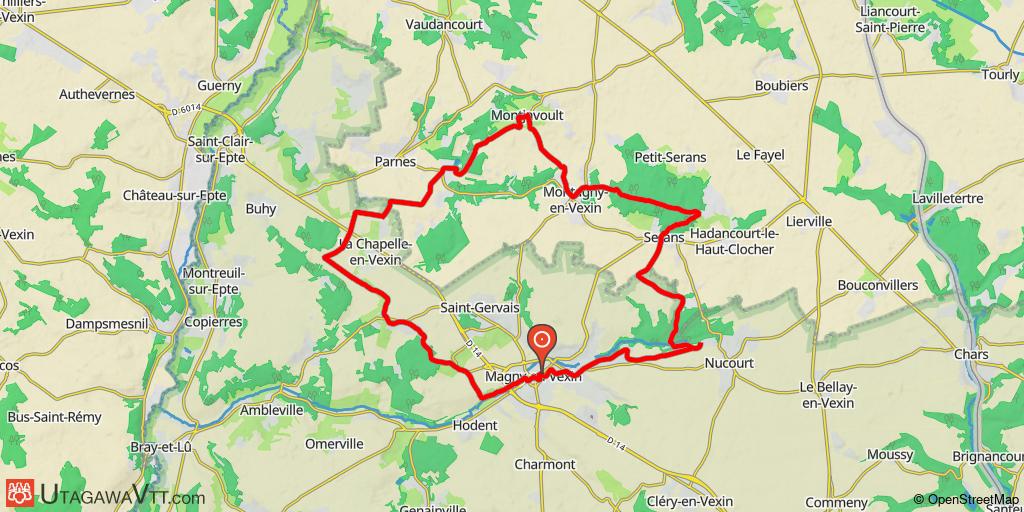 Tour en Vexin français au départ de Magny-en-Vexin