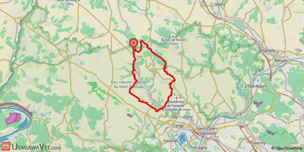Tour en Vexin français au départ de Chars