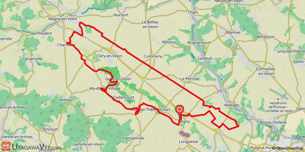 Tour en Vexin français (Chaussée Jules César)