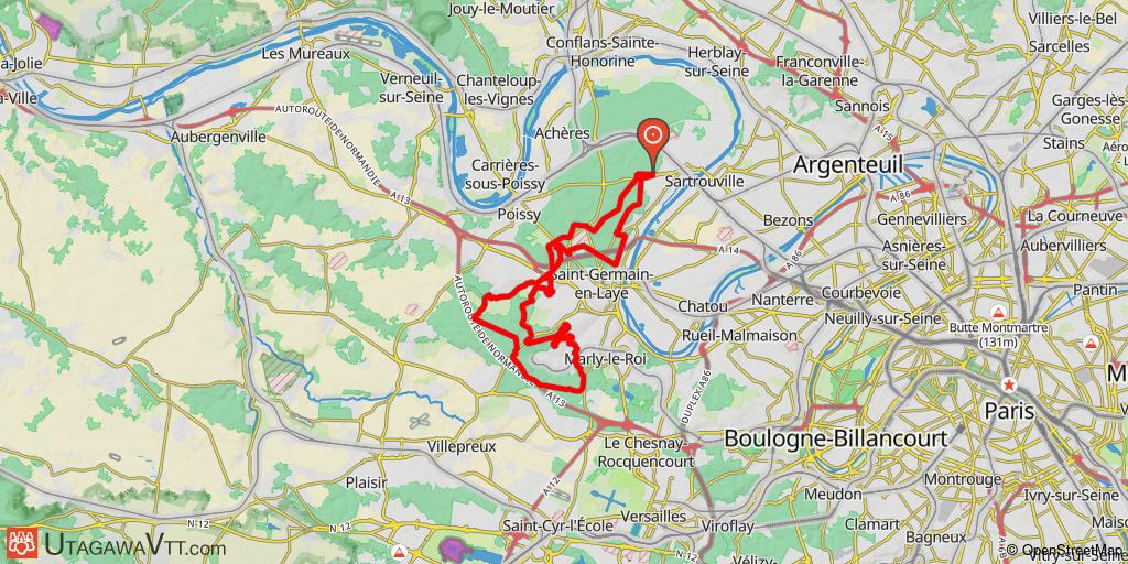Boucle en forêts de Saint-Germain et de Marly