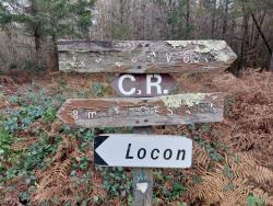 Indications pour les randonneurs proche de Locon