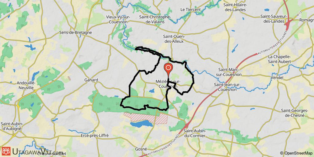 Mézières-sur-Couesnon - Circuit N° 24