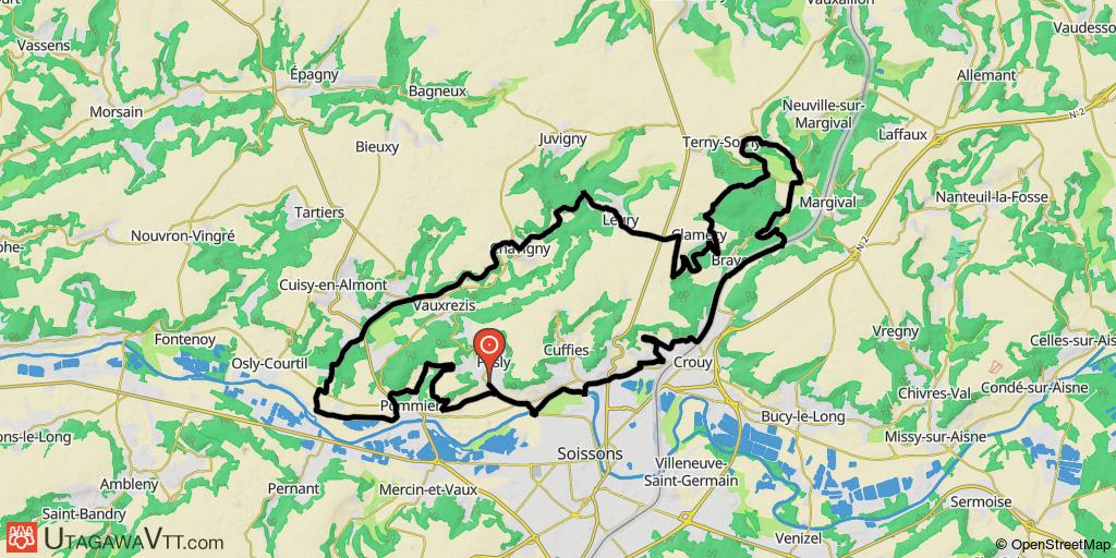 De Pasly à Montgarny: Pasly 2005 - 43 km