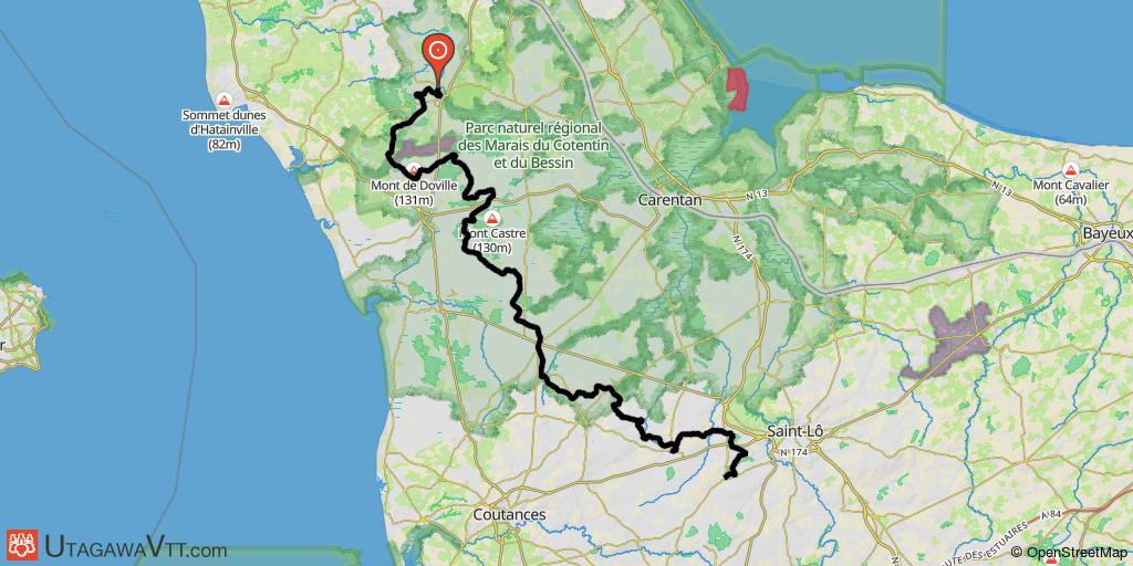 Raid Tatihou au Mont St Michel - St Sauveur le Vicomte - Canisy (Etape2/4)