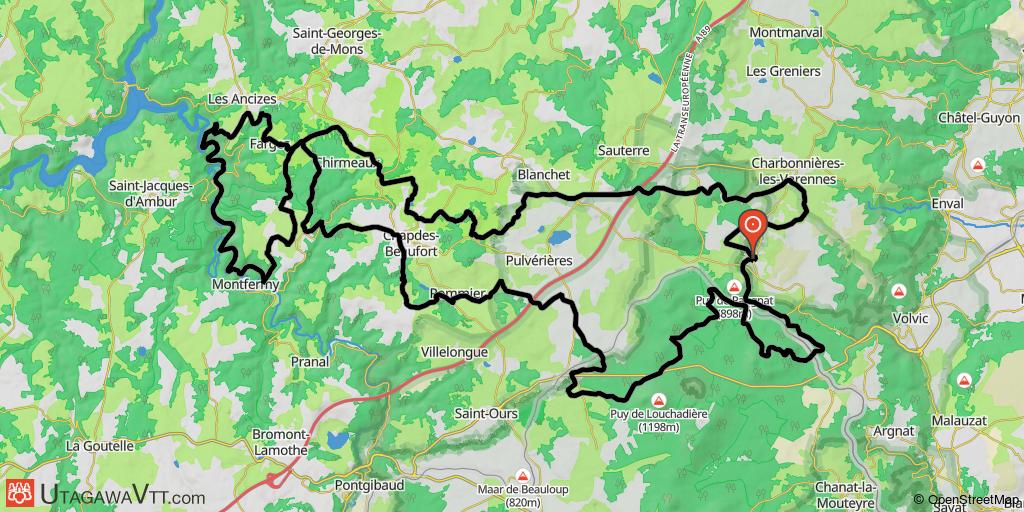 Rando entre Chaîne des Puys et bords de Sioule