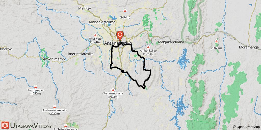 Antananarivo - Ankandinandriana - Mandrosoa - Ambatofotsi - Antananarivo