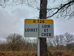 Sennely, limite entre Loiret et Loir-et-Cher
