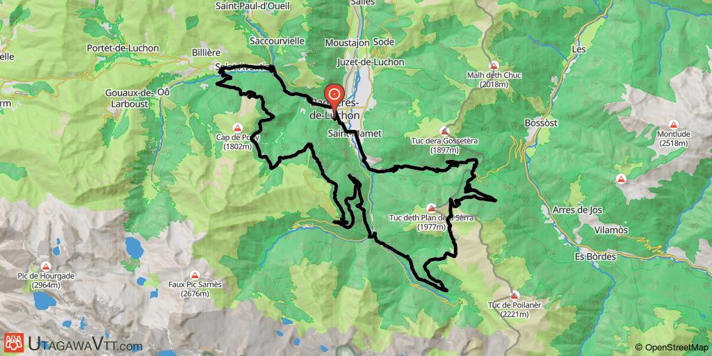 De Luchon à Superbagnères en passant par le Portillon