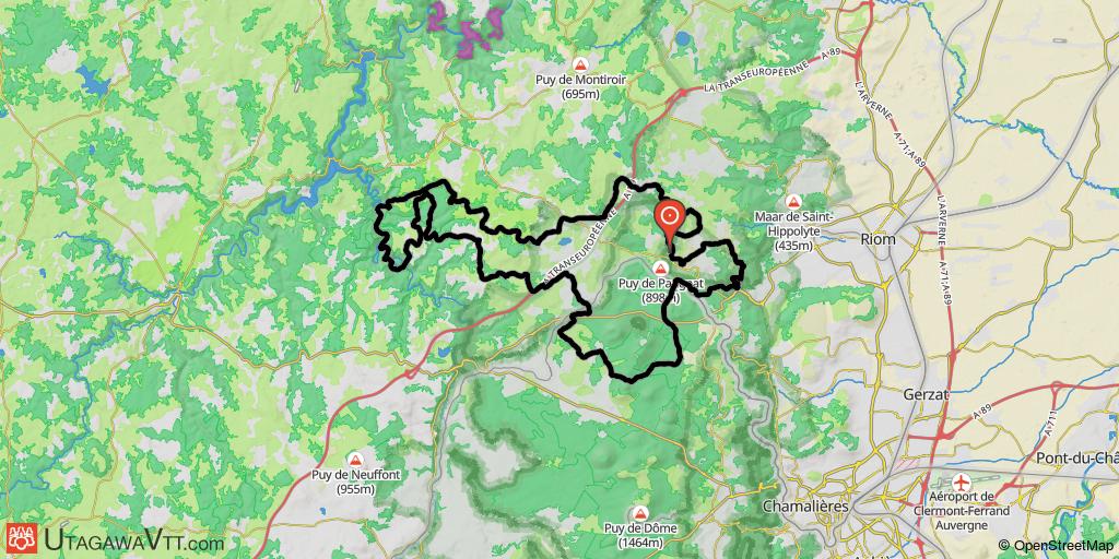 Rando entre Chaîne des Puys et bords de Sioule (variante)