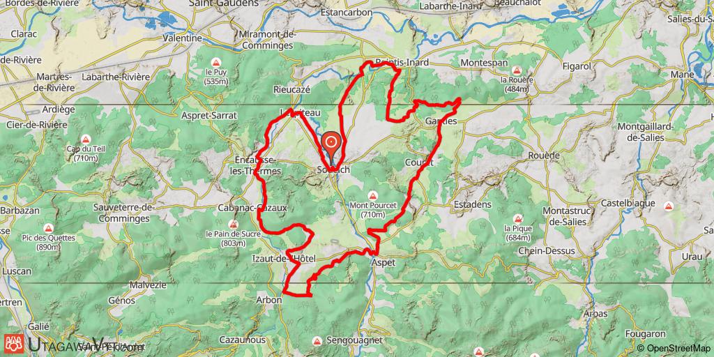 Un circuit au départ de Soueich
