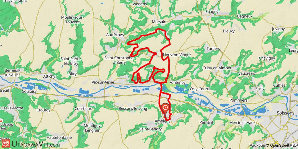Le plateau de Port-Fontenoy: Ambleny 2005 - 35 km