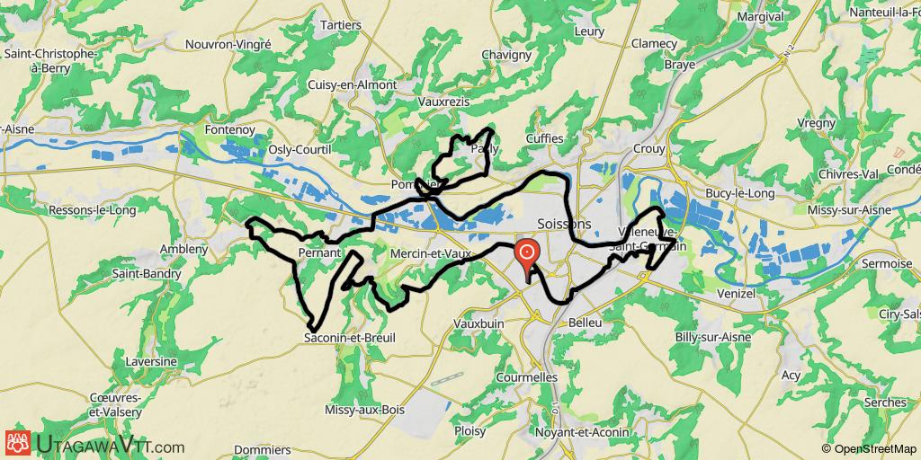 Le grand tour de Soissons: Belleu Cora 2005 - 50 km