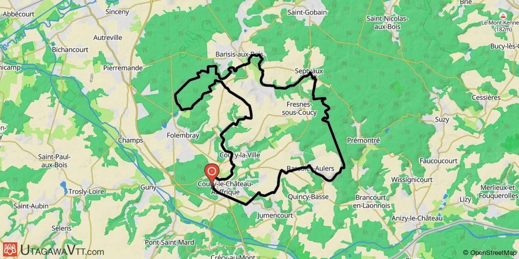 Forêts de Coucy et de Saint Gobain: Coucy-le-Château 2005 - 40 km