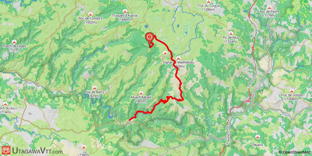 De l'Aubrac à la Vallée du Lot - circuit n°8