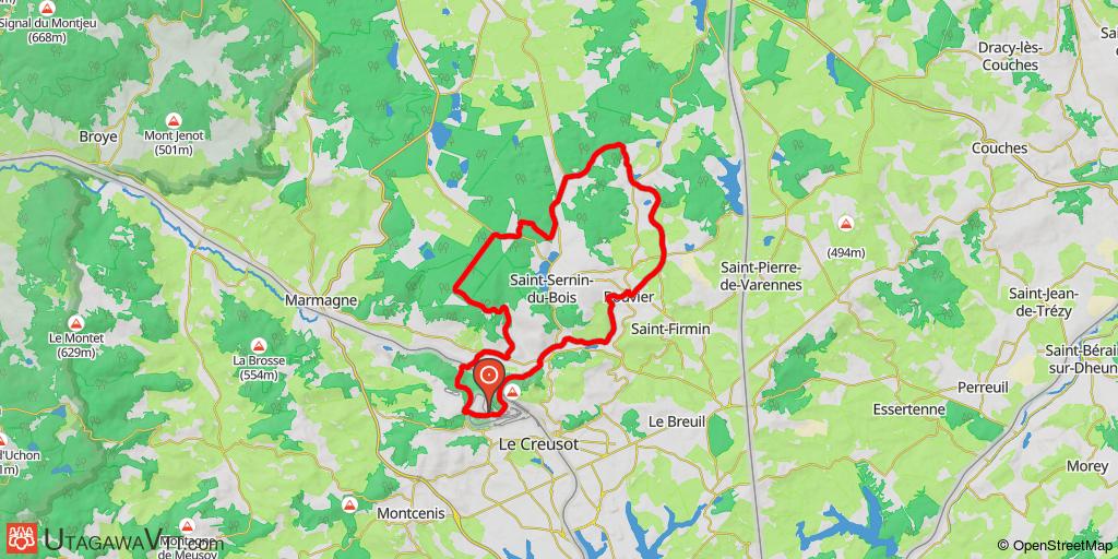 Le Creusot - Saint-Sernin-du-Bois