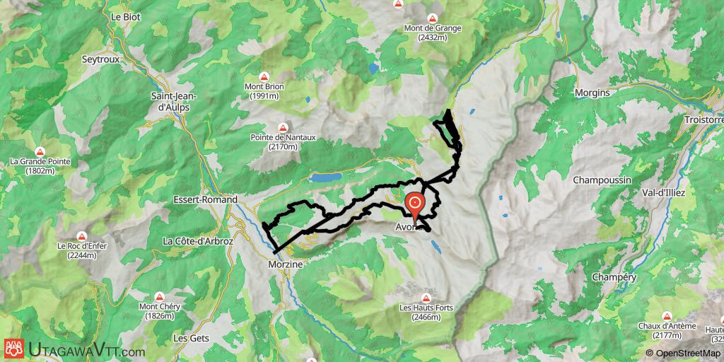 Avoriaz - Descente sur le domaine des Portes du Soleil