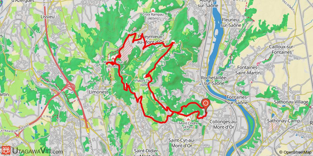 Tour des Monts Cindre, Thou et Verdun