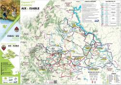 Plan de l'Espace VTT FFC Évasion Aix et Isable