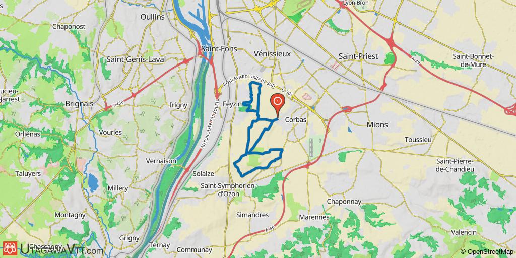 Du fort de Feyzin au golf de Lyon Verger