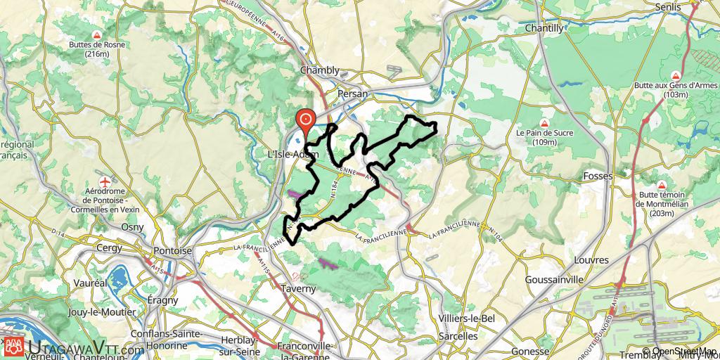 Tour en forêts de l'Isle-Adam et Carnelle