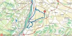 Parcours roulant à l'ouest de Corbas