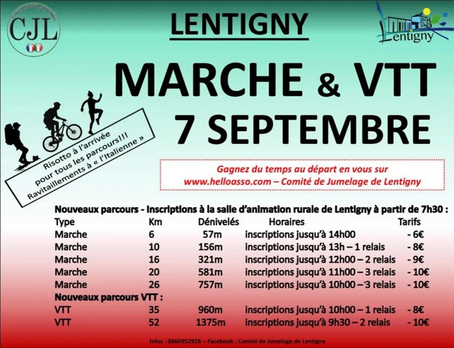 Lentigny - Rando du Comité de Jumelage 2025 - 51 km