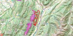 Boucle au nord de saint-Vincent de Mercuze à 90 % VTT XC
