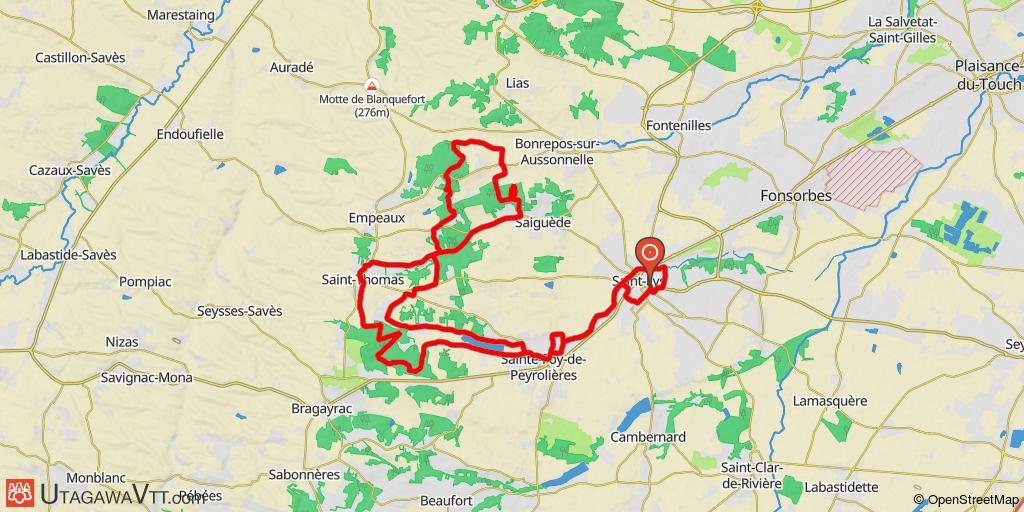 Entre Sainte-Foy-de-Peyrolière et Bonrepos-sur-Aussonelle