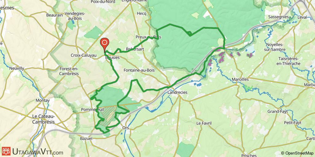 Forêt de Bois l'Evêque et forêt de Mormal