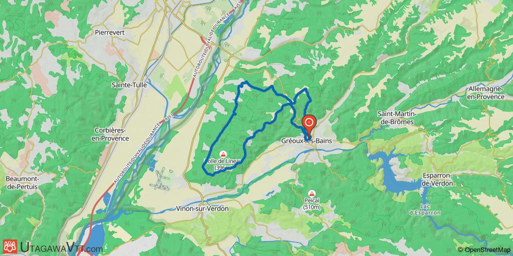 Gréoux-les-Bains (parcours 3)