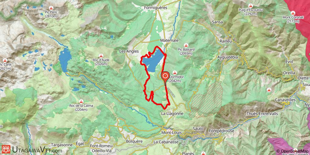 Les hauteurs du lac de Matemale