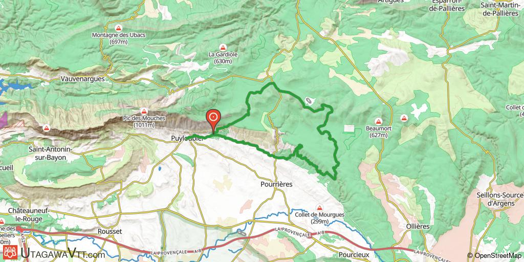 Boucle entre Puyloubier et Pourrière