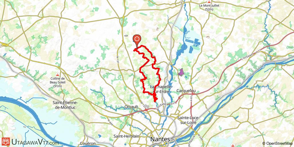 Boucle au sud-est de Grandchamp-des-Fontaines