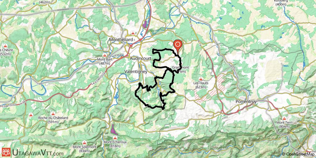 Rando de Beaucourt - La MTB 2024 - 53 km