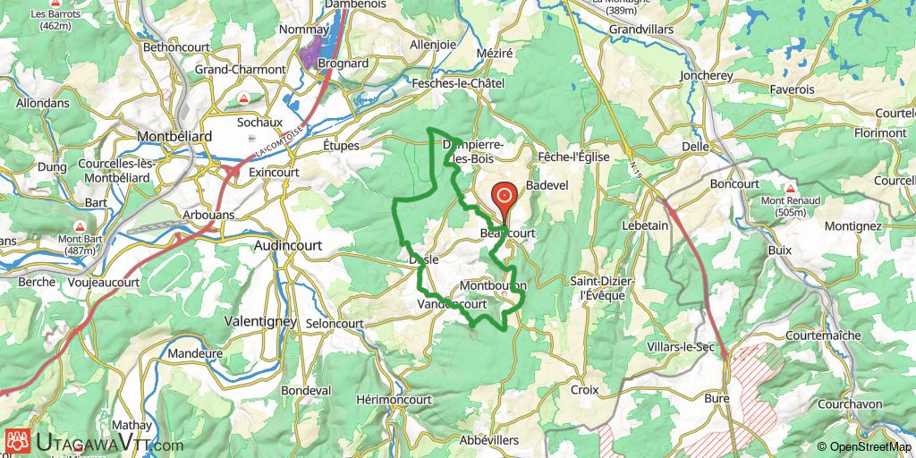 Rando de Beaucourt - La MTB 2025 - 20 km