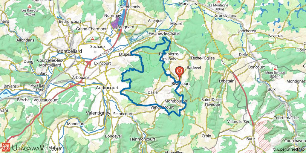 Rando de Beaucourt - La MTB 2025 - 30 km