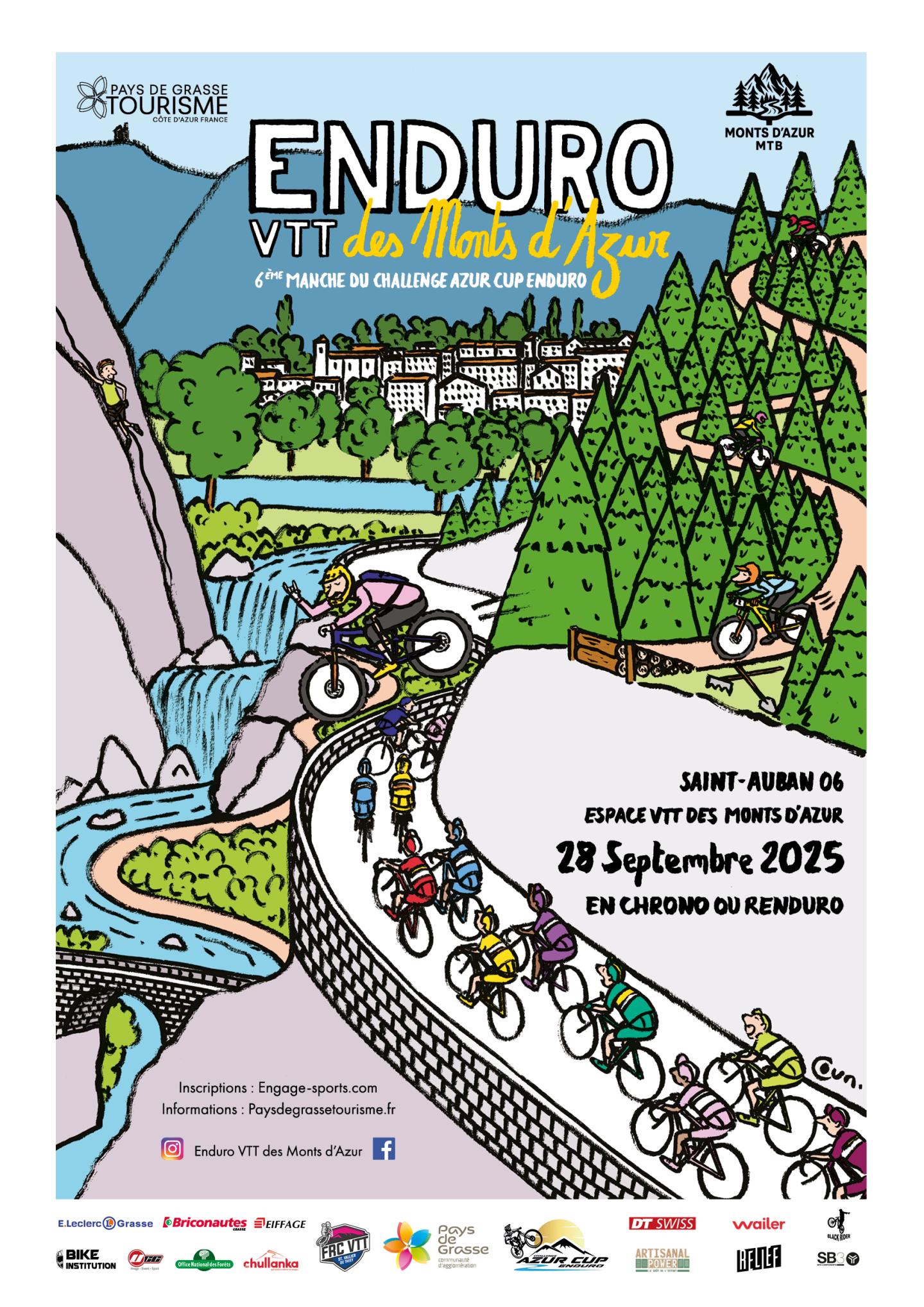 Saint-Auban - Circuit N°38 : Enduro VTT des Monts d’Azur