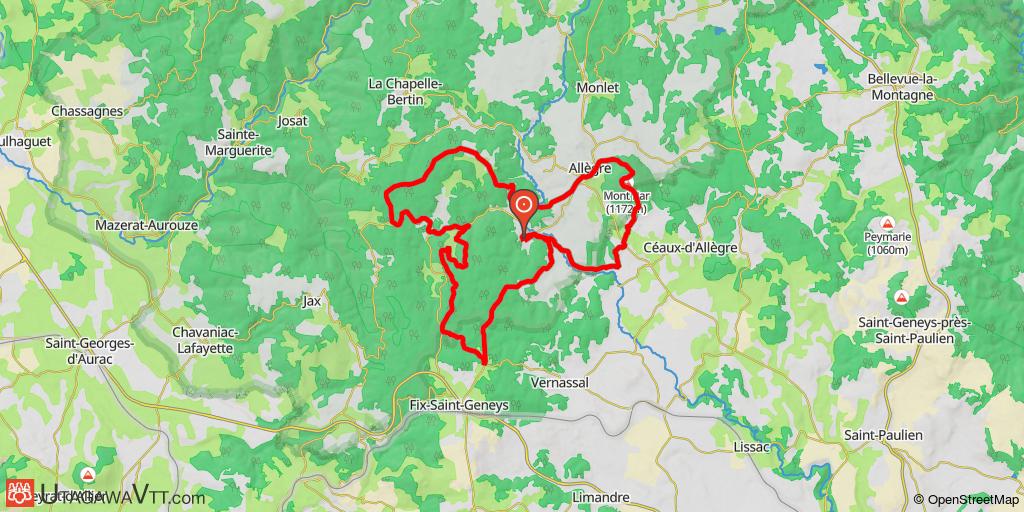 De Menteyres à Allègre par la forêt et le Mont Bar